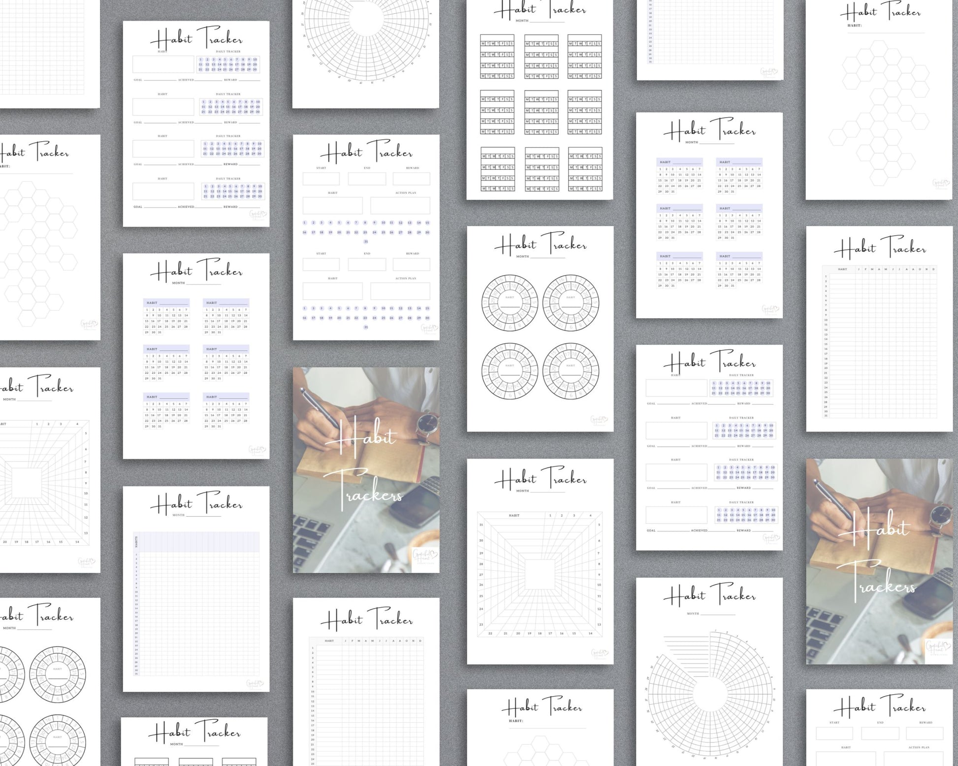 Habit Tracker – Build Consistent Routines & Track Progress | Printable PDF
