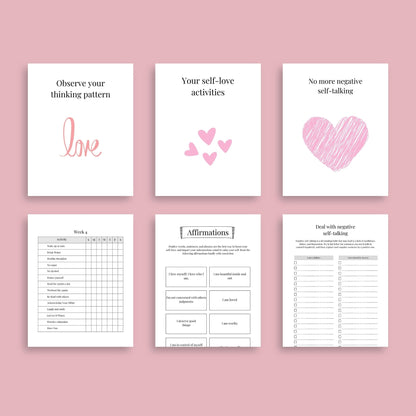 The Self-Love Workbook – Transform Your Mindset & Embrace Your Worth - The Grateful Collective