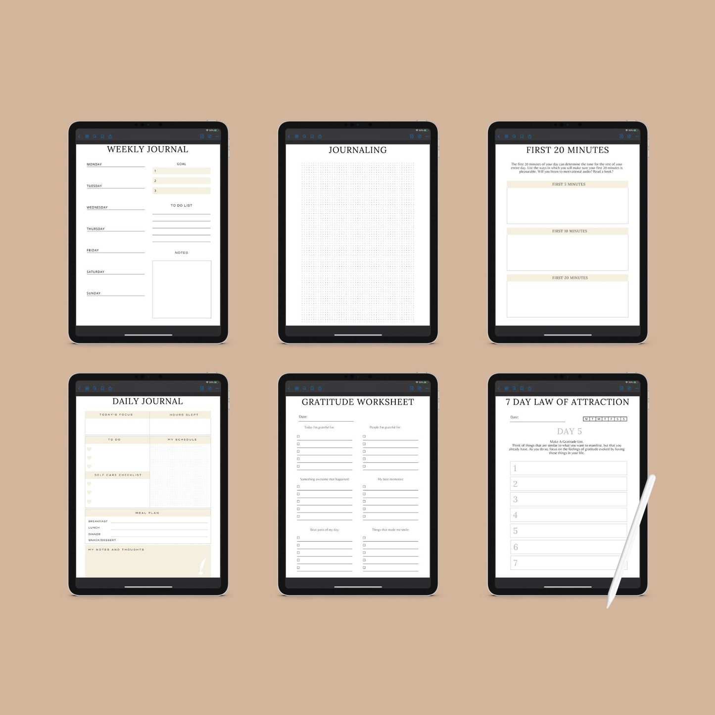 The Law of Attraction Planner – Manifest Your Dreams & Create Your Best Life - The Grateful Collective