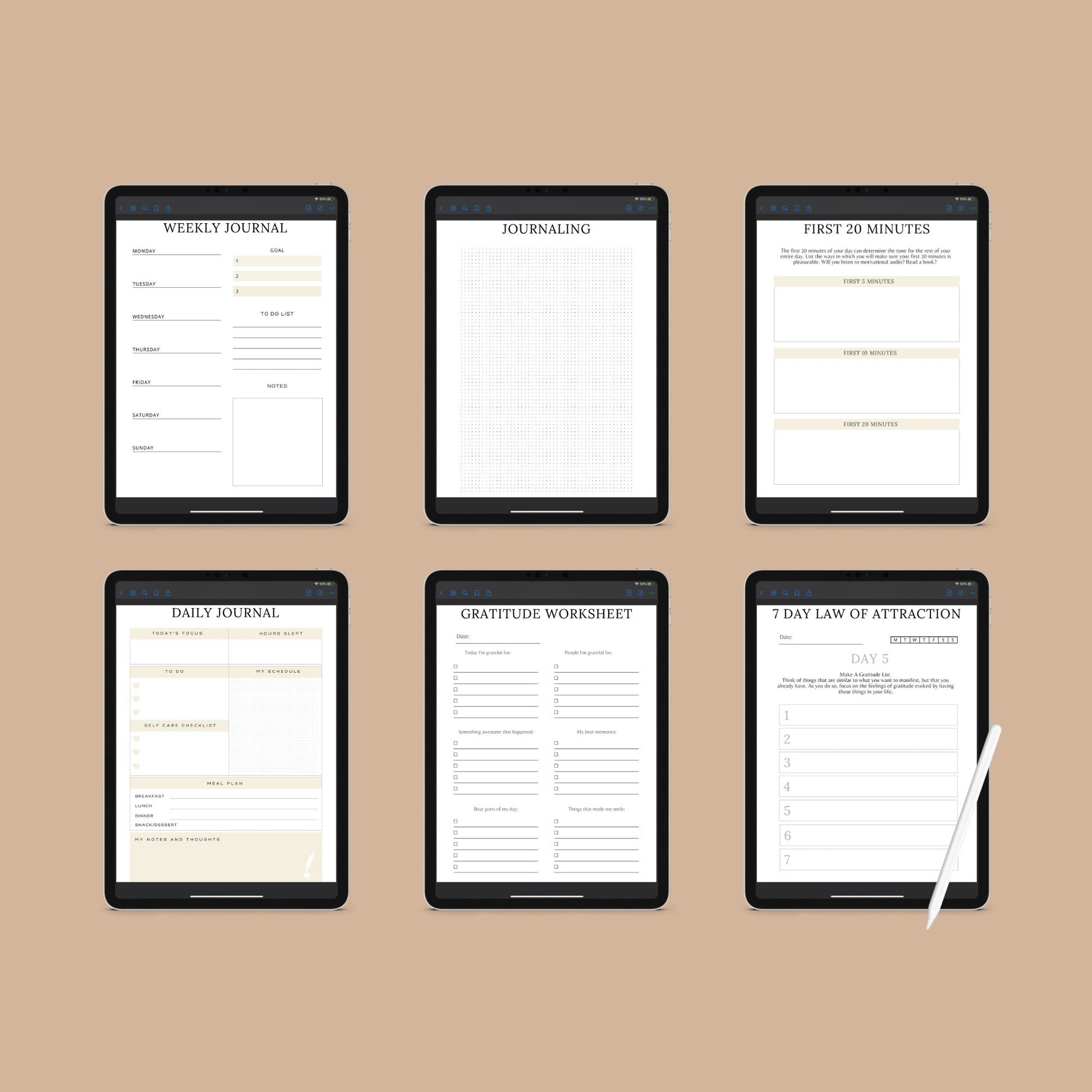 The Law of Attraction Planner – Manifest Your Dreams & Create Your Best Life - The Grateful Collective