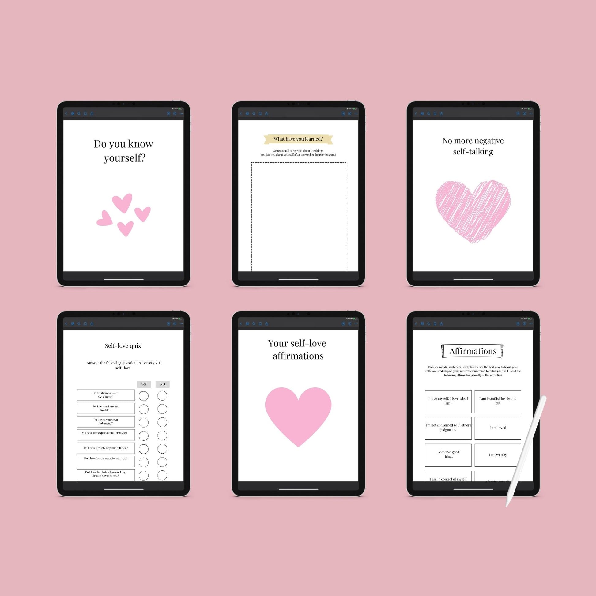 The Self-Love Workbook – Transform Your Mindset & Embrace Your Worth - The Grateful Collective