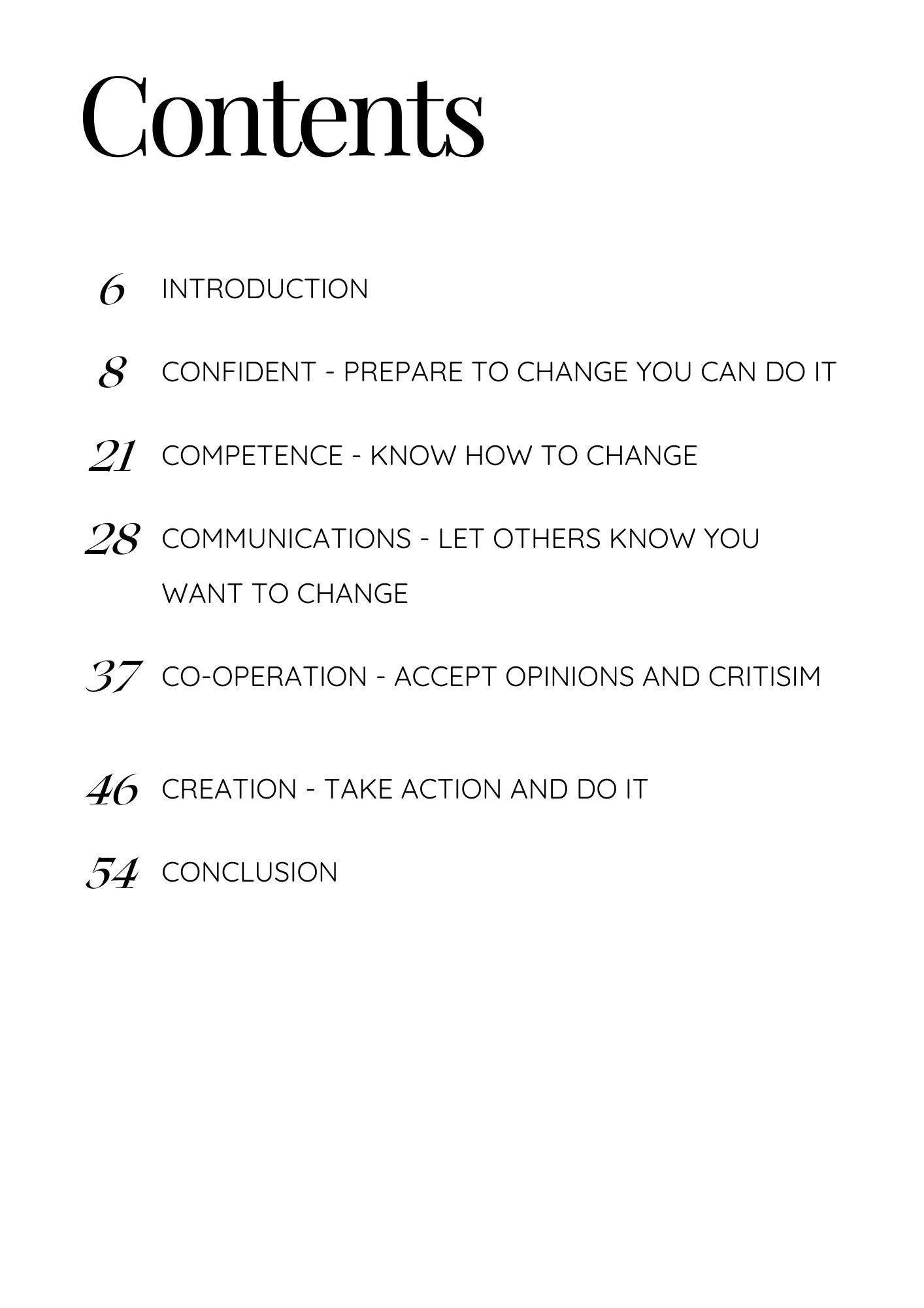 5 C’s for Change – Master Personal Growth & Embrace Transformation | Instant PDF Download