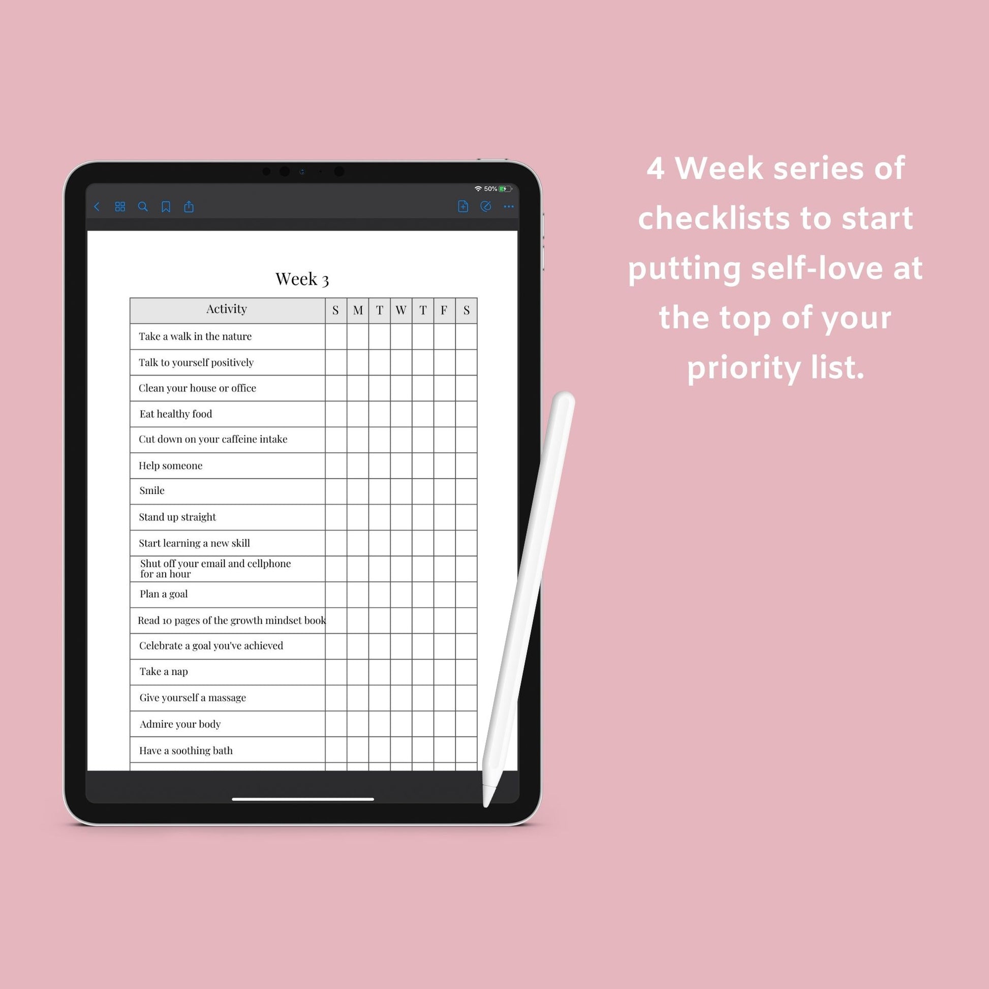 The Self-Love Workbook – Transform Your Mindset & Embrace Your Worth - The Grateful Collective