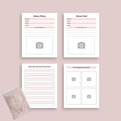 Baby Memory Journal | Digital Baby Book | Instant Download PDF