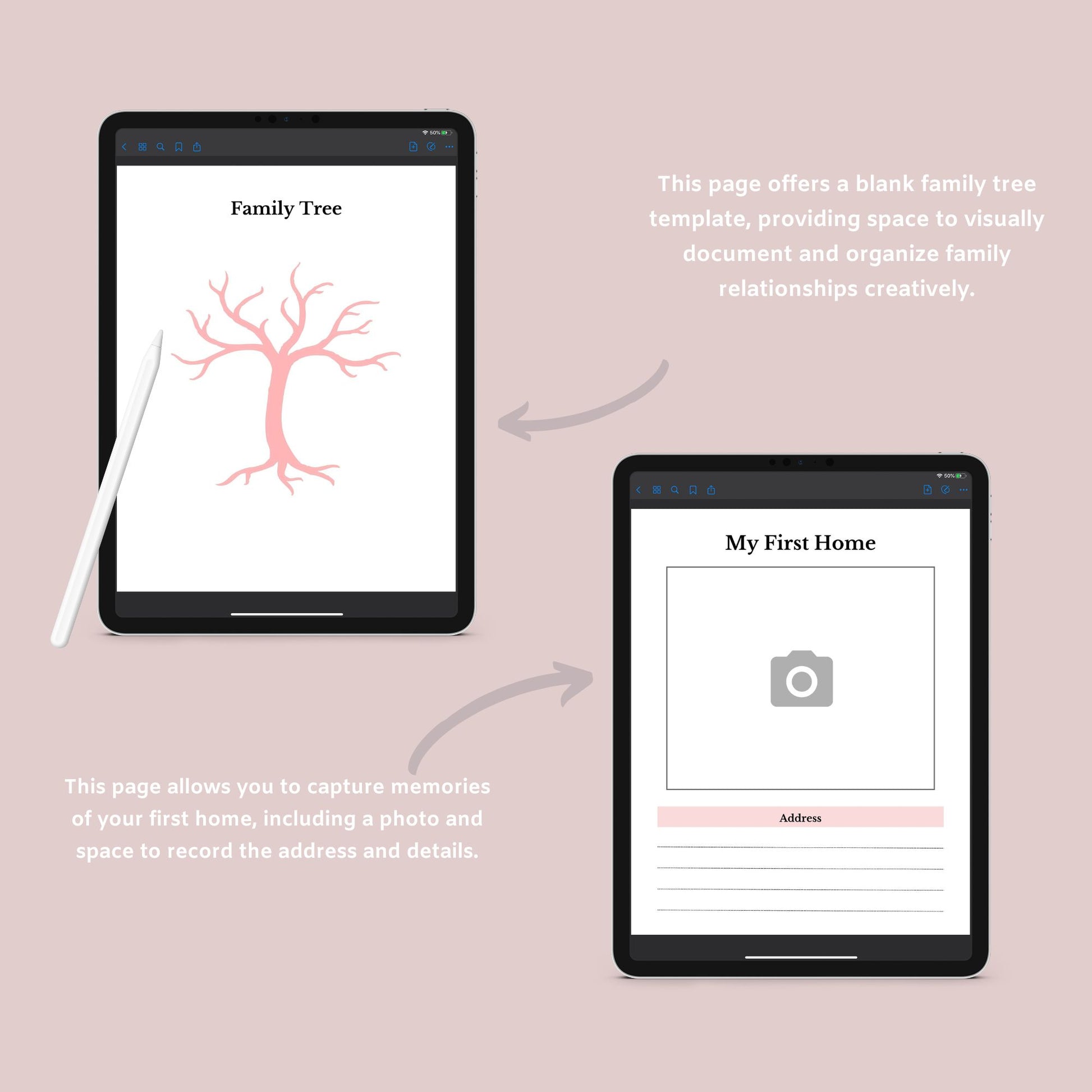 Baby Memory Journal | Digital Baby Book | Instant Download PDF