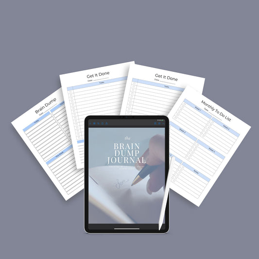 Brain Dump Journal | Printable Productivity Planner | Digital PDF