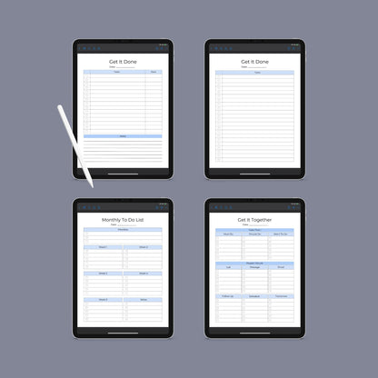Brain Dump Journal | Printable Productivity Planner | Digital PDF