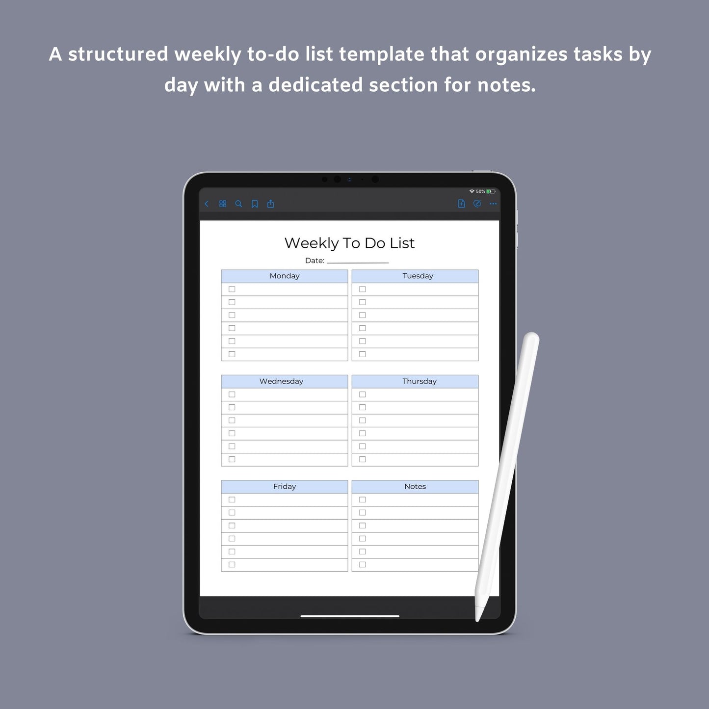 Brain Dump Journal | Printable Productivity Planner | Digital PDF