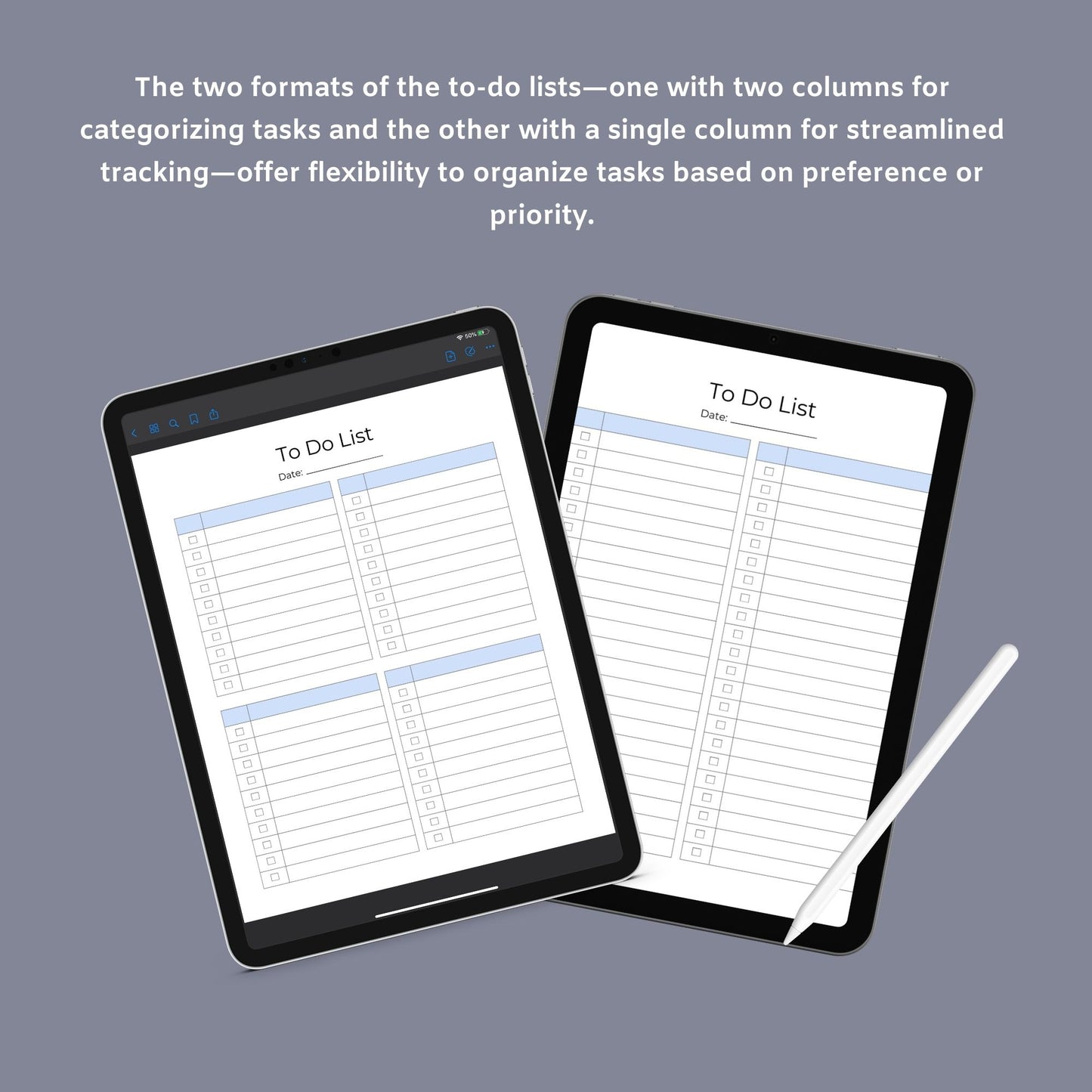 Brain Dump Journal | Printable Productivity Planner | Digital PDF