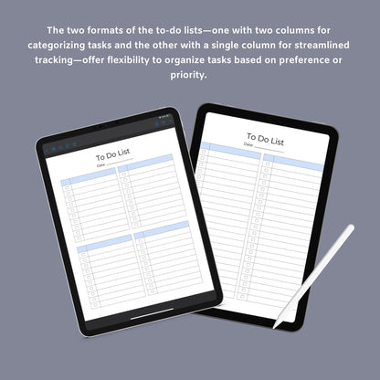 Brain Dump Journal | Printable Productivity Planner | Digital PDF
