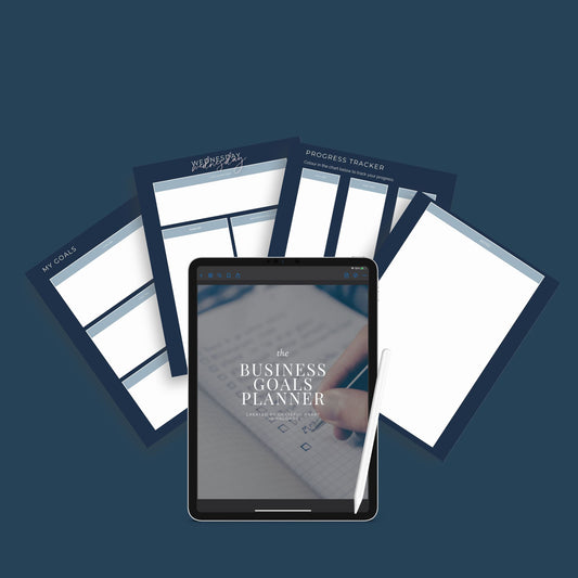 Business Goals Planner | Entrepreneur Goal Tracker | Digital PDF