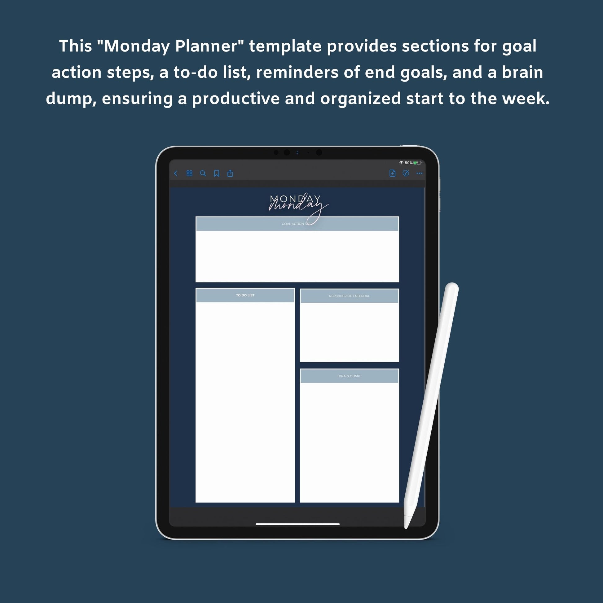 Business Goals Planner | Entrepreneur Goal Tracker | Digital PDF