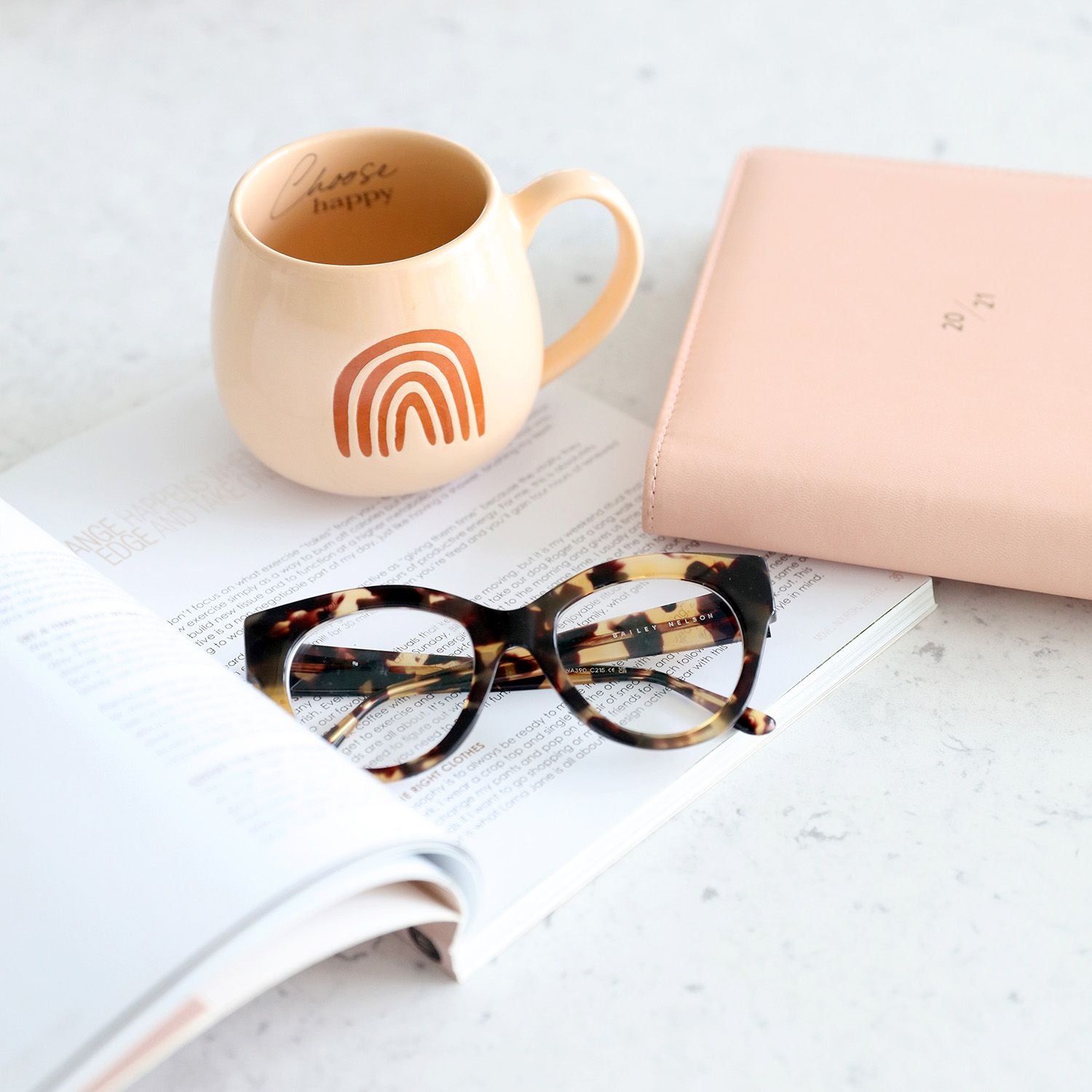 Choose Happy Mug – Start Your Day with Positivity & Joy - The Grateful Collective