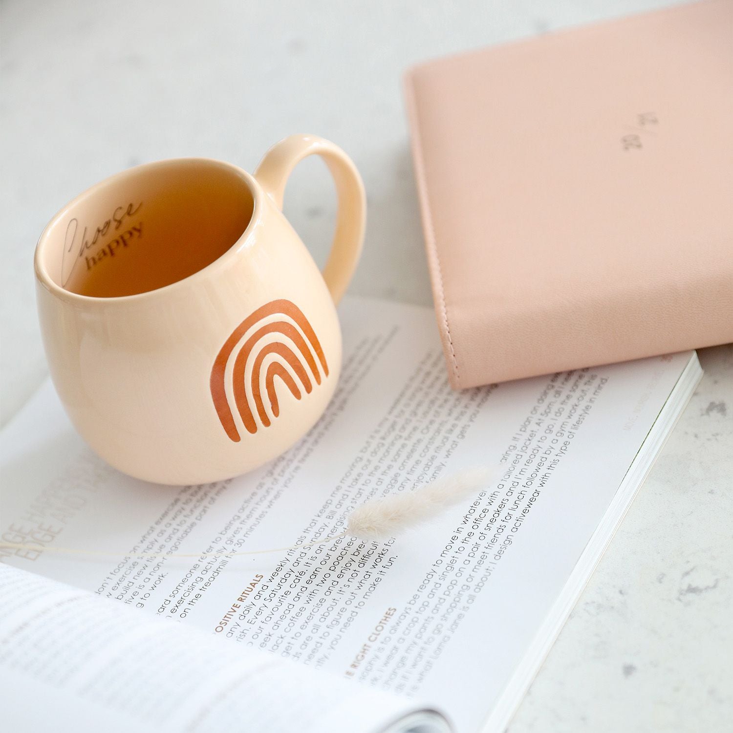 Choose Happy Mug – Start Your Day with Positivity & Joy - The Grateful Collective