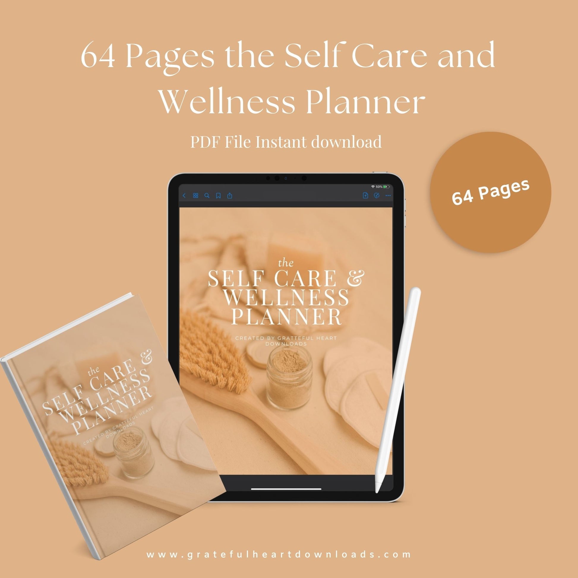 The Self-Care & Wellness Planner – Prioritize Yourself, Cultivate Balance, and Feel Your Best - The Grateful Collective