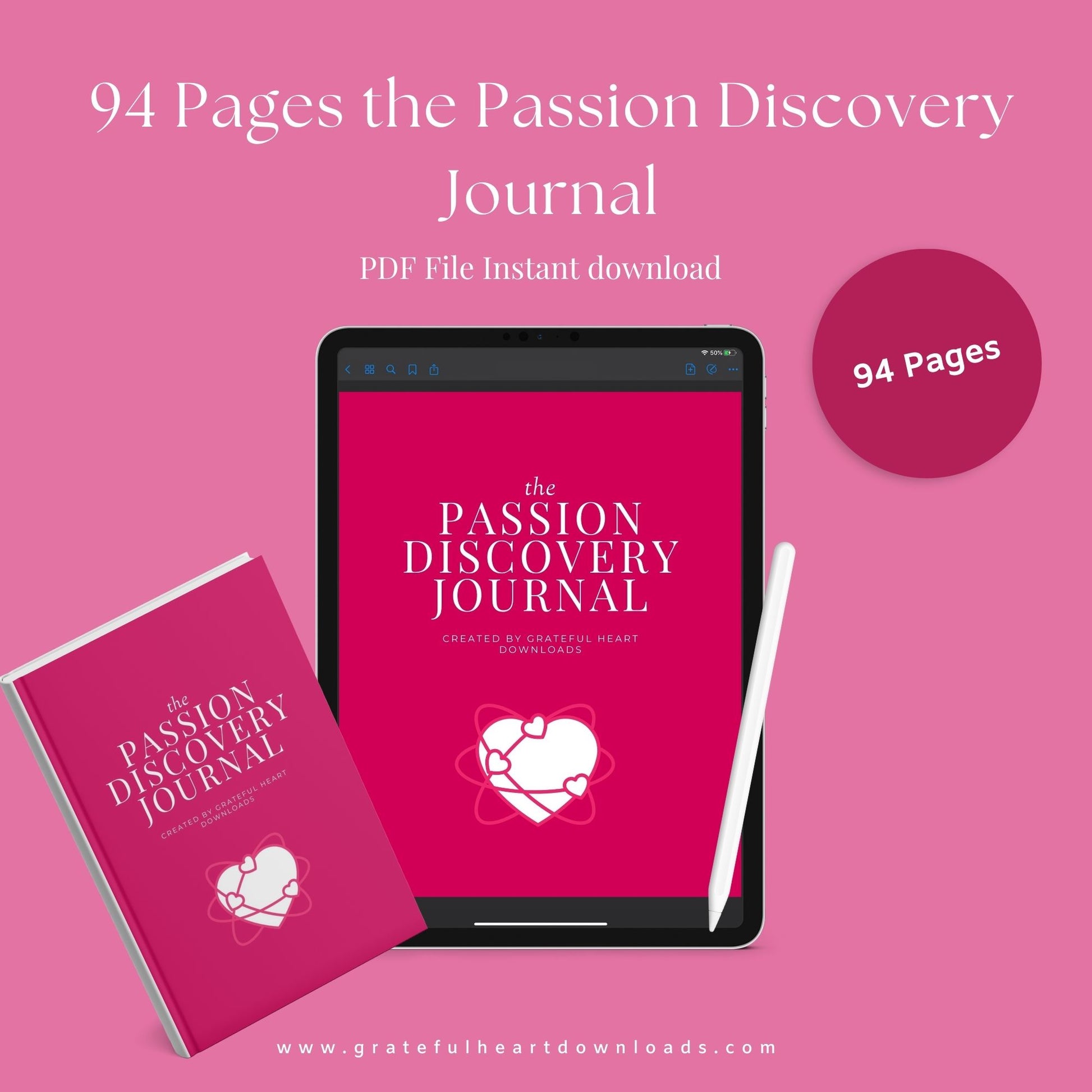 The Passion Discovery Journal – Find Your Purpose & Build a Life You Love - The Grateful Collective