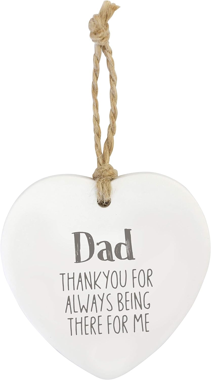 Dad Ceramic Heart – A Thoughtful Keepsake for the Dad You Love - The Grateful Collective