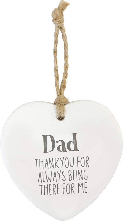 Dad Ceramic Heart – A Thoughtful Keepsake for the Dad You Love - The Grateful Collective