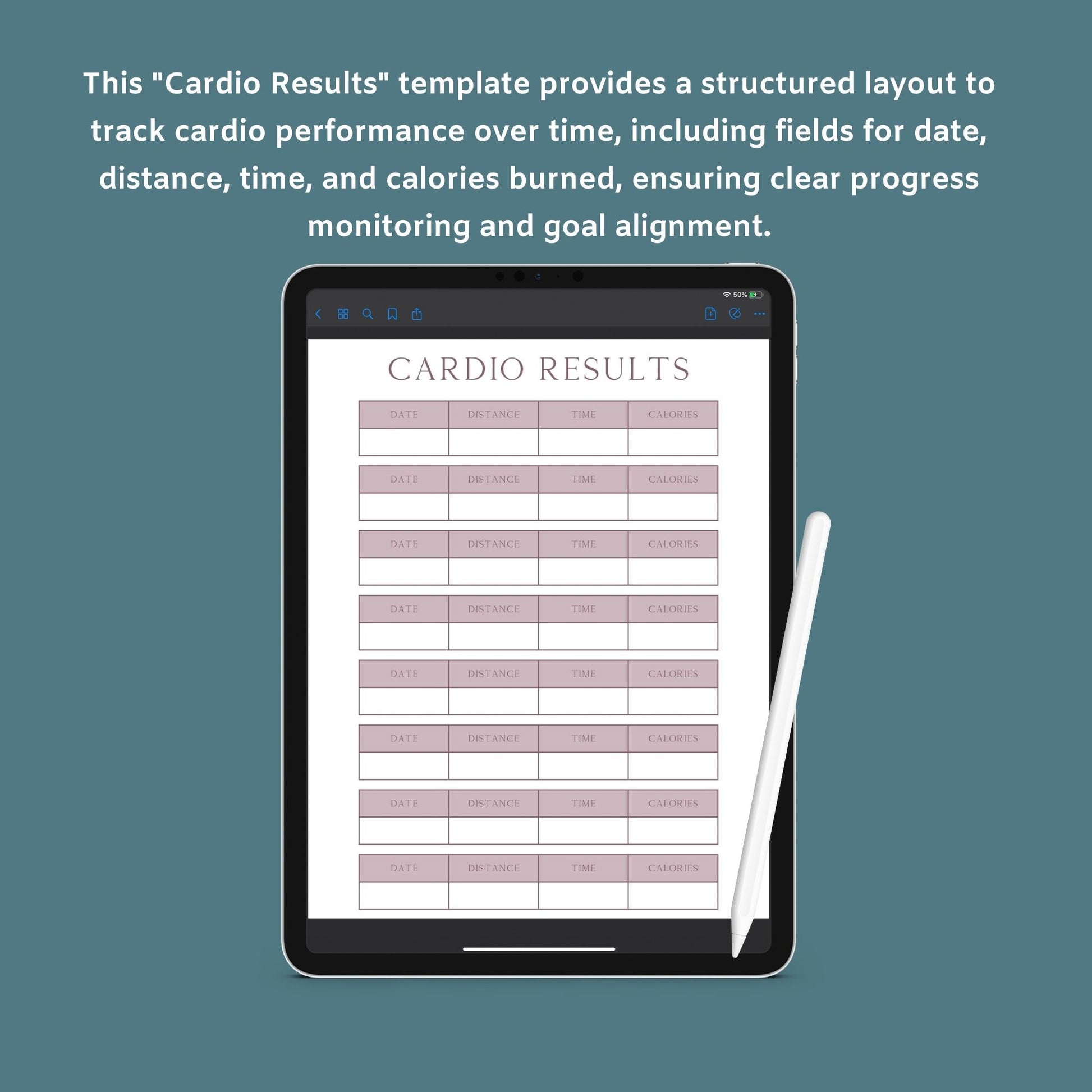 Fitness & Health Planner | Workout, Meal & Habit Tracker | PDF