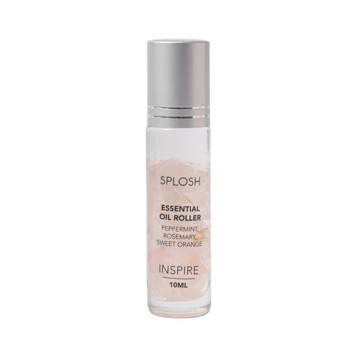 SPLOSH Inspire Crystal Essential Oil Roller – Energize Your Mind and Spirit - The Grateful Collective