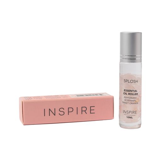 SPLOSH Inspire Crystal Essential Oil Roller – Energize Your Mind and Spirit - The Grateful Collective