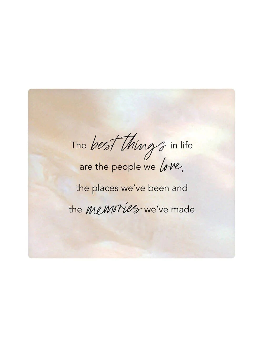 Memories Ceramic Verse – Cherish Life's Precious Moments - The Grateful Collective