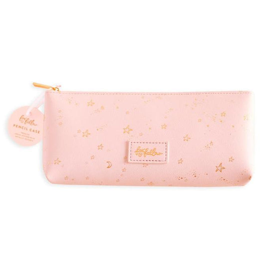Fox & Fallow Stardust Vegan Leather Pencil Case – A Celestial Touch to Your Stationery - The Grateful Collective