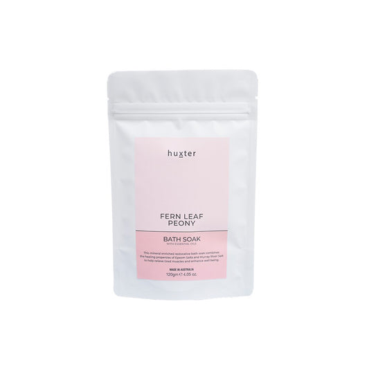 Huxter Fern Leaf & Peony Bath Soak – Elevate Your Bathing Experience - The Grateful Collective