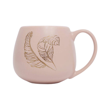 Splosh Elegant Greenery Positive Heart 350ml Mug – Sip in Elegance and Positivity - The Grateful Collective