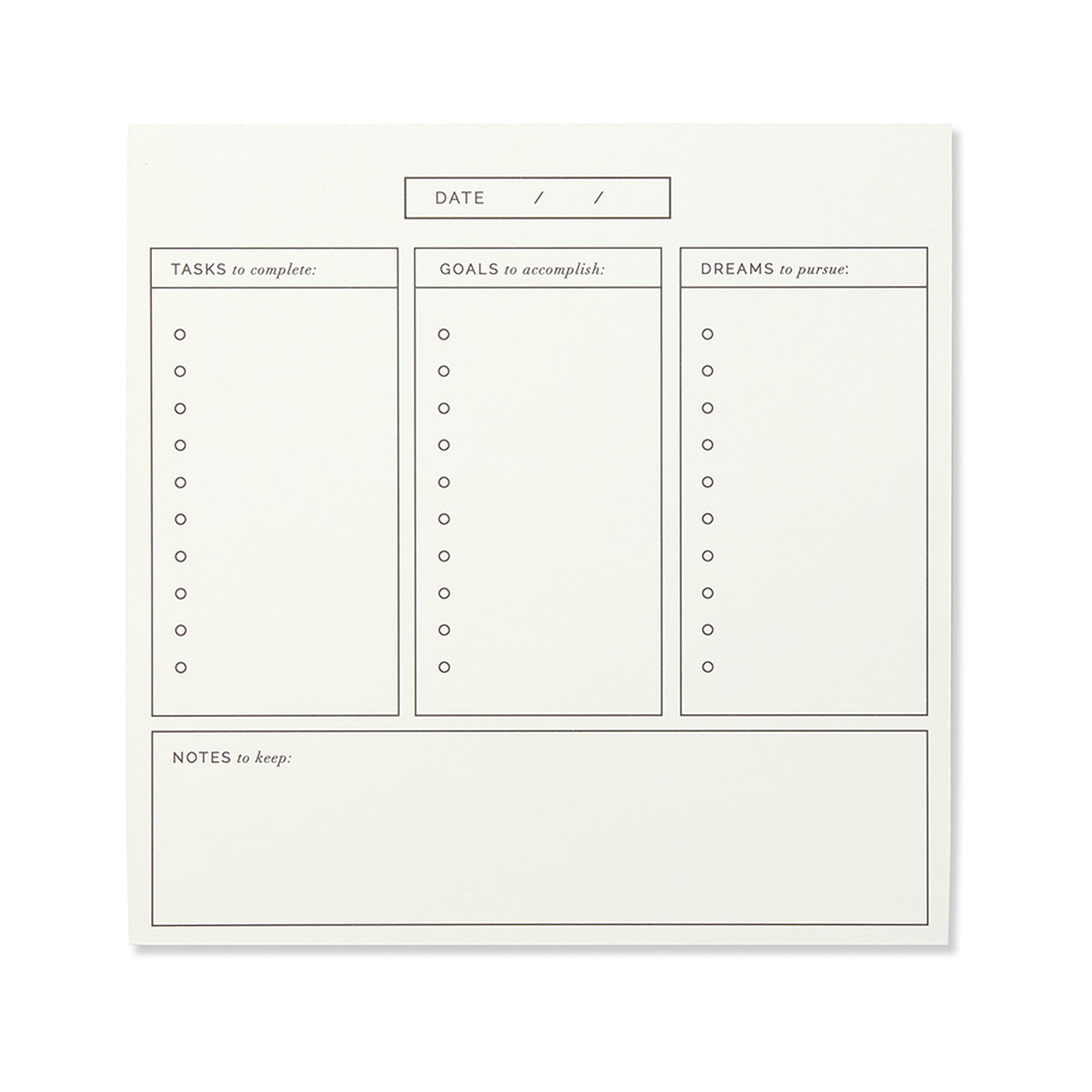 Planner Pad – Organize Your Day with Elegance and Inspiration - The Grateful Collective