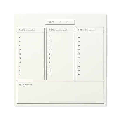 Planner Pad – Organize Your Day with Elegance and Inspiration - The Grateful Collective