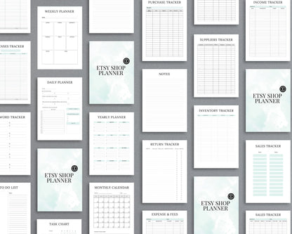 Etsy Shop Planner – Organize Listings, Track Orders & Scale Your Business | Printable PDF