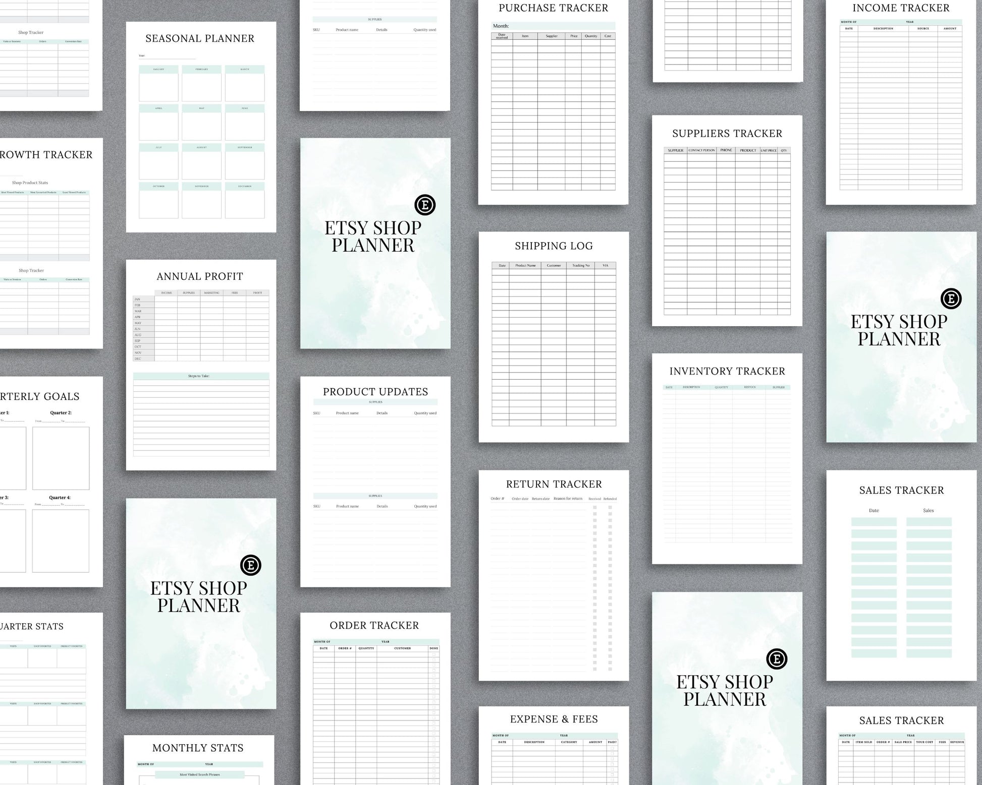 Etsy Shop Planner – Organize Listings, Track Orders & Scale Your Business | Printable PDF