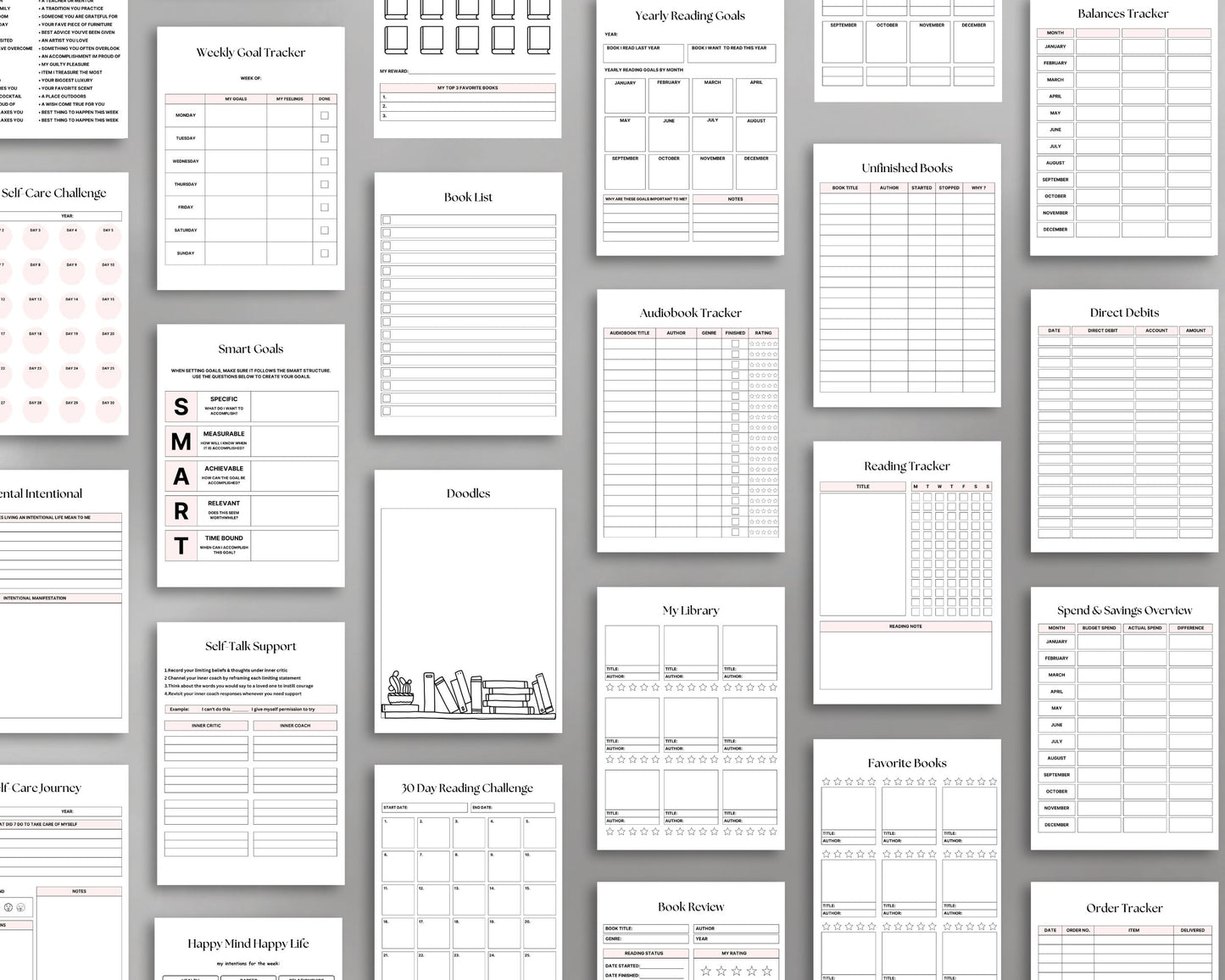 Productivity Planner (140 Pages) – Daily, Weekly & Monthly Goal Tracking | Printable PDF