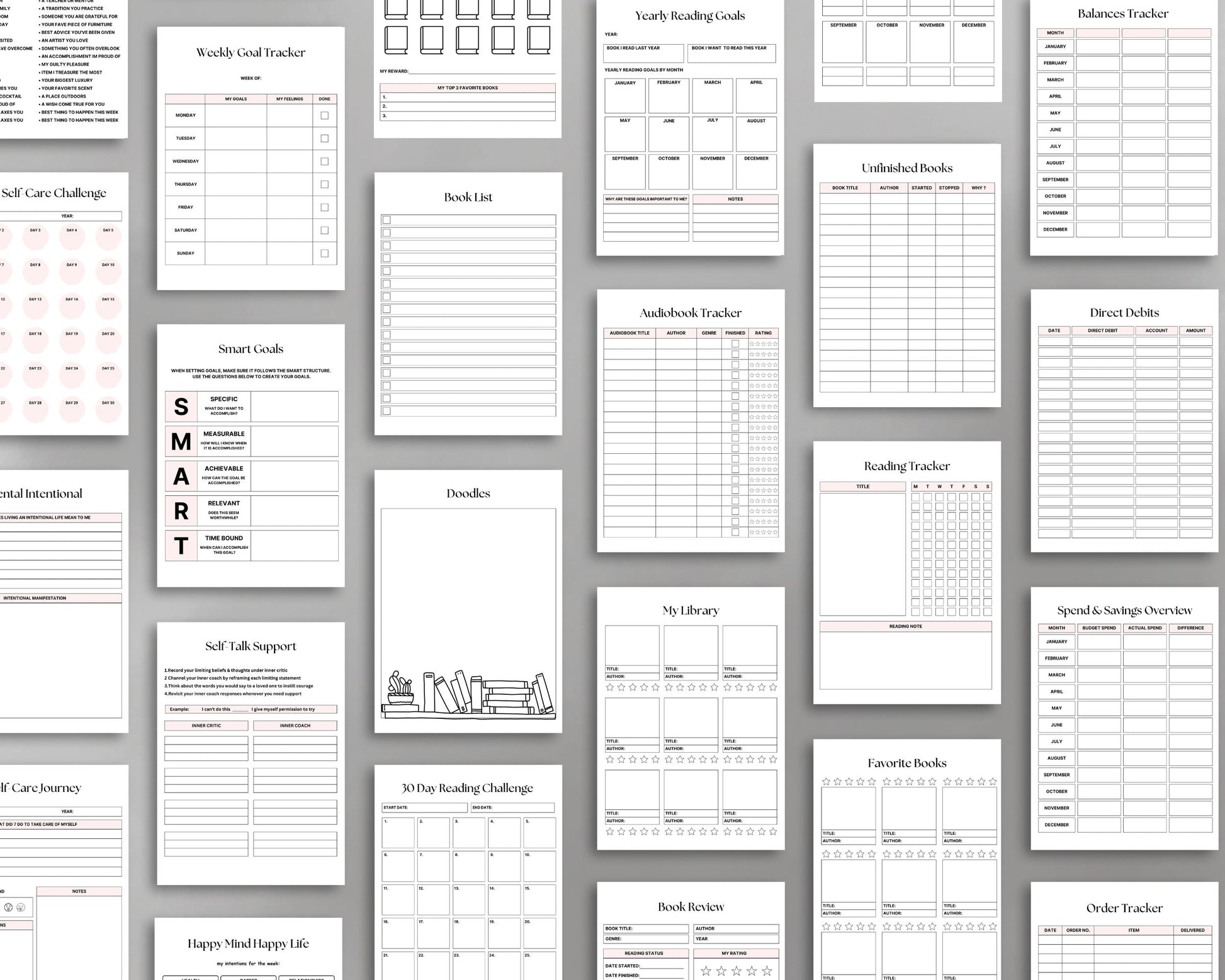 Productivity Planner (140 Pages) – Daily, Weekly & Monthly Goal Tracking | Printable PDF