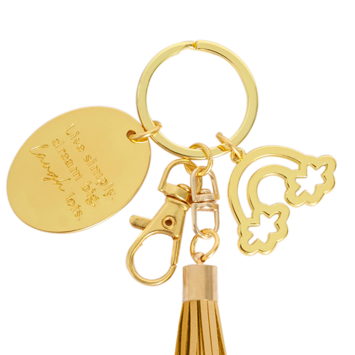 'Live Simply' Keychain – Inspire Your Everyday Moments - The Grateful Collective
