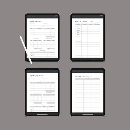 Budget Planner | Printable Finance Tracker | Digital PDF Download