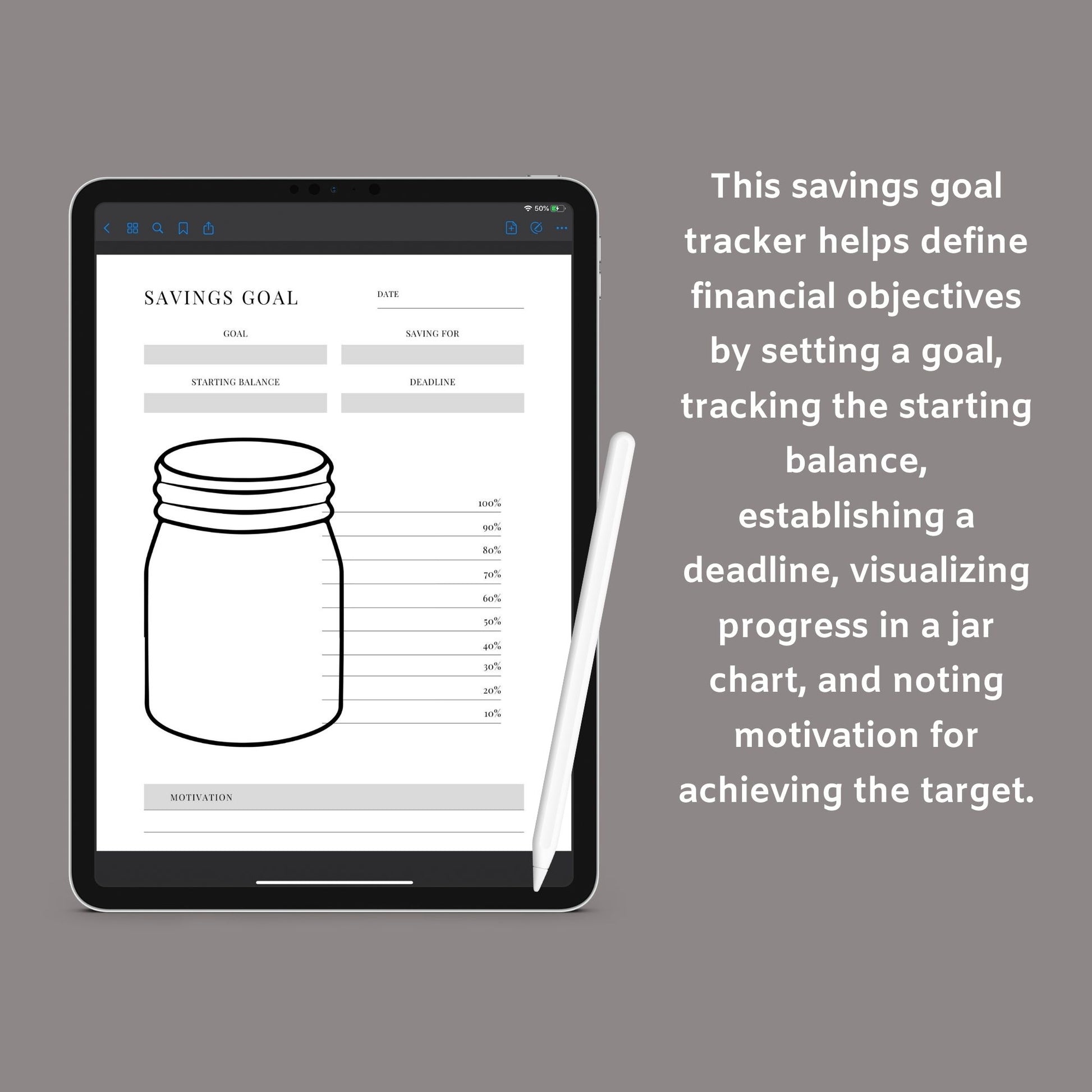 Budget Planner | Printable Finance Tracker | Digital PDF Download