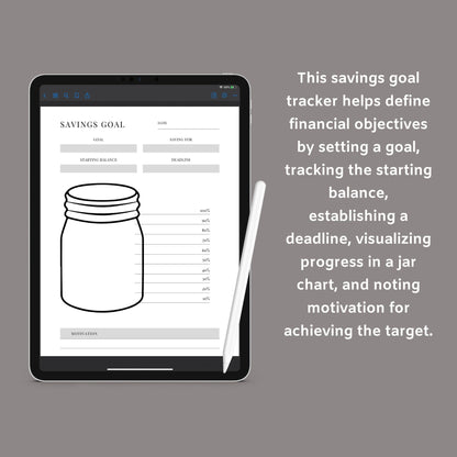 Budget Planner | Printable Finance Tracker | Digital PDF Download