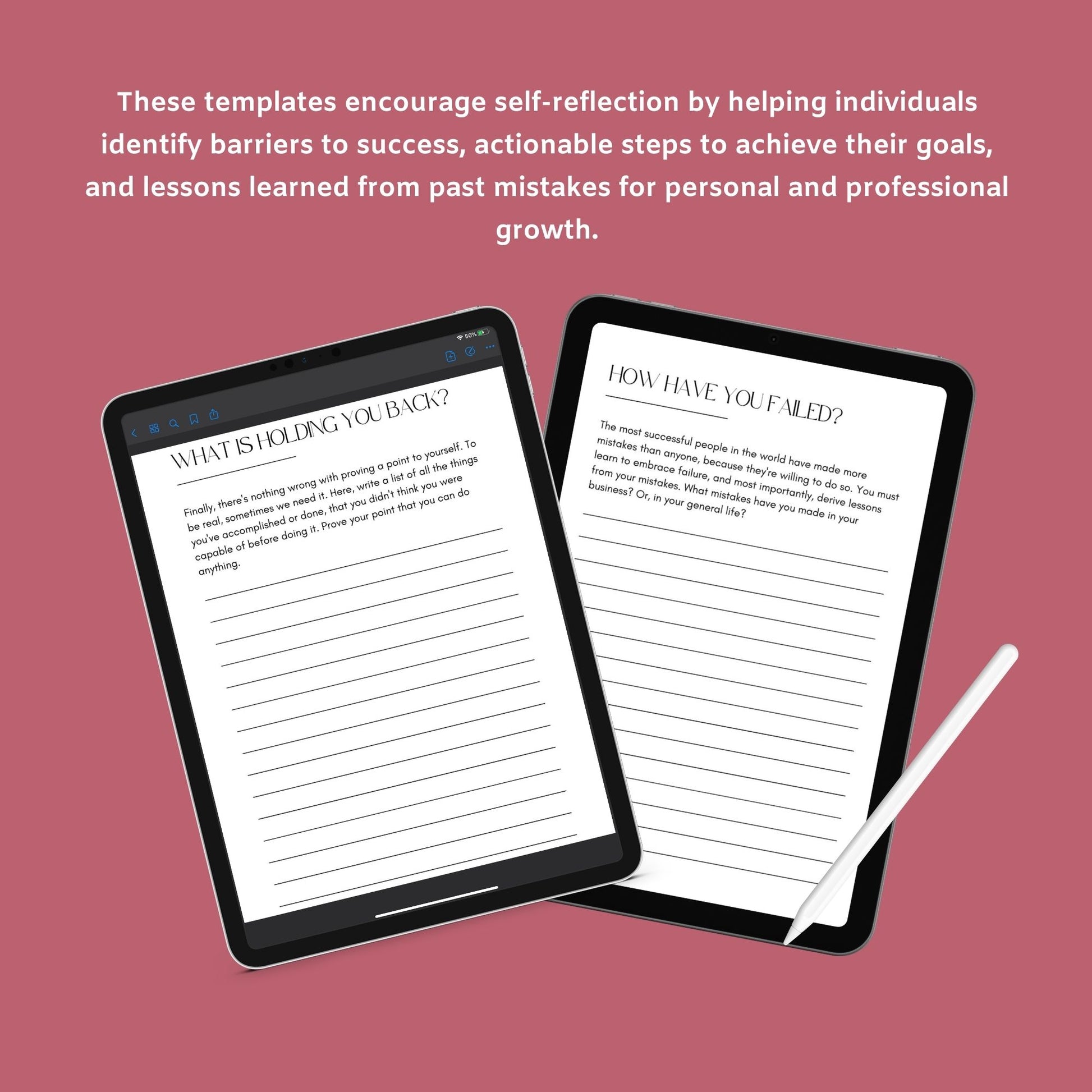 Business Motivation Planner | Goal-Setting & Productivity Journal PDF