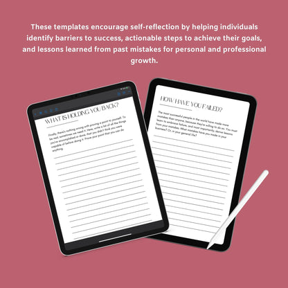 Business Motivation Planner | Goal-Setting & Productivity Journal PDF