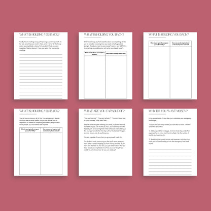 Business Motivation Planner | Goal-Setting & Productivity Journal PDF
