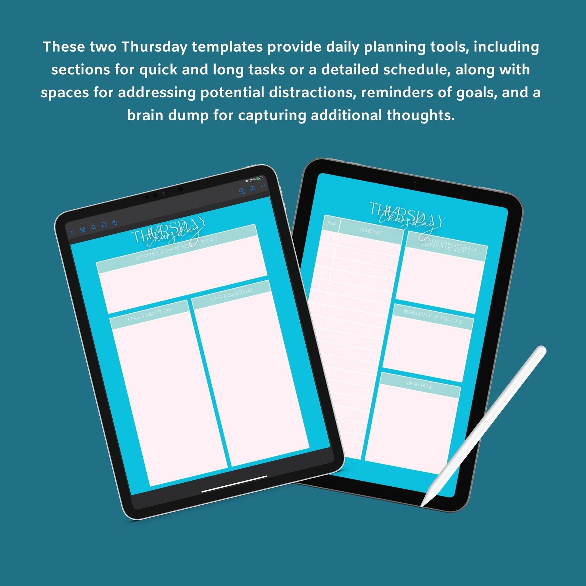 Business Productivity Planner | Task & Goal Organizer | Digital PDF