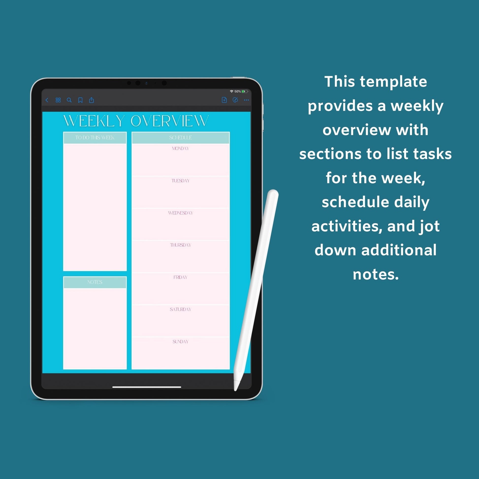 Business Productivity Planner | Task & Goal Organizer | Digital PDF