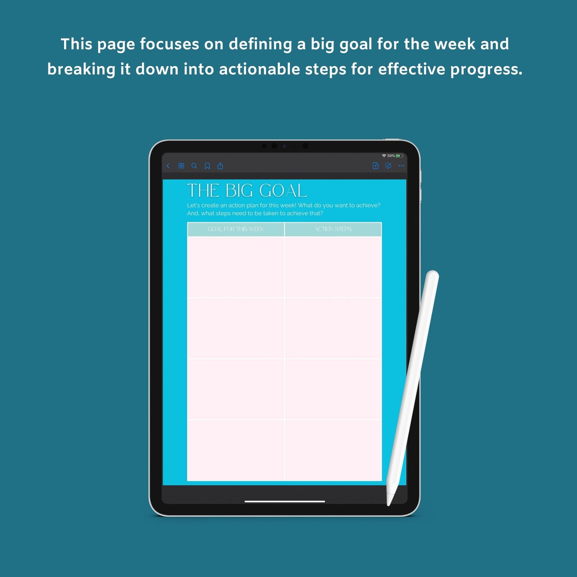 Business Productivity Planner | Task & Goal Organizer | Digital PDF