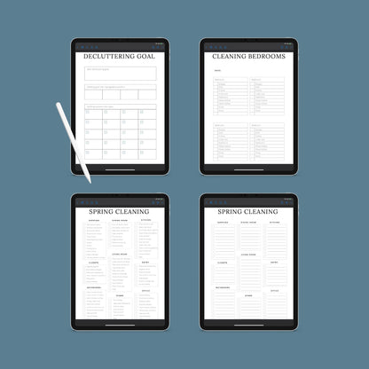 Cleaning Planner | Decluttering & Home Organization Guide | PDF