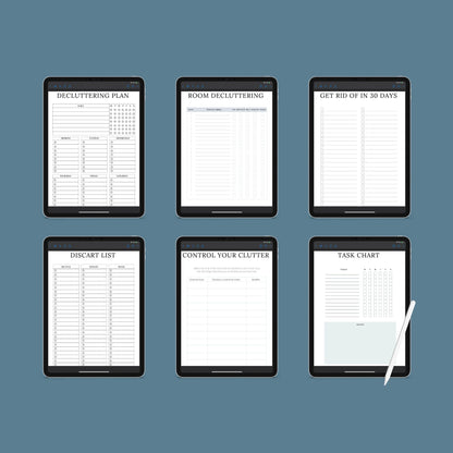 Cleaning Planner | Decluttering & Home Organization Guide | PDF