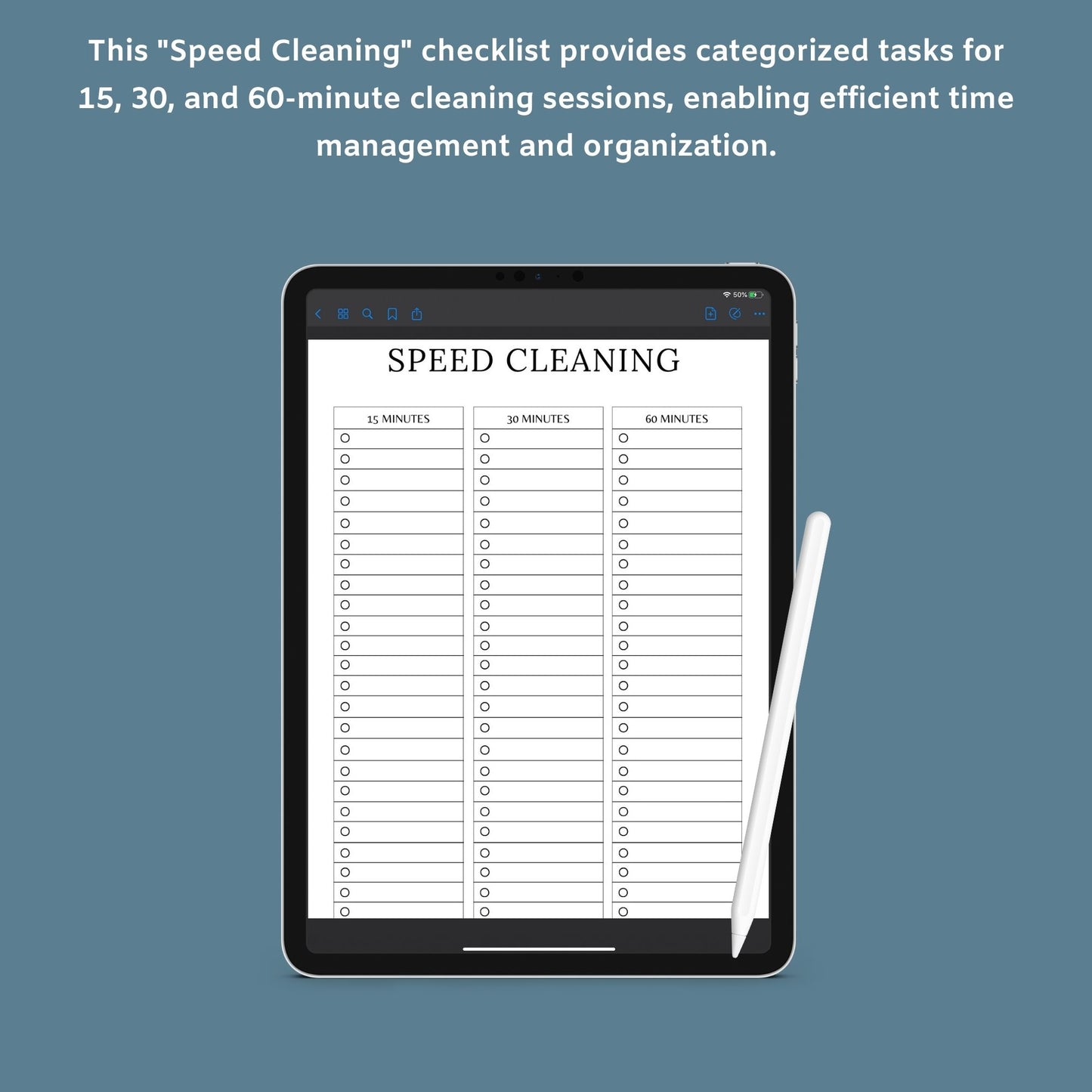 Cleaning Planner | Decluttering & Home Organization Guide | PDF