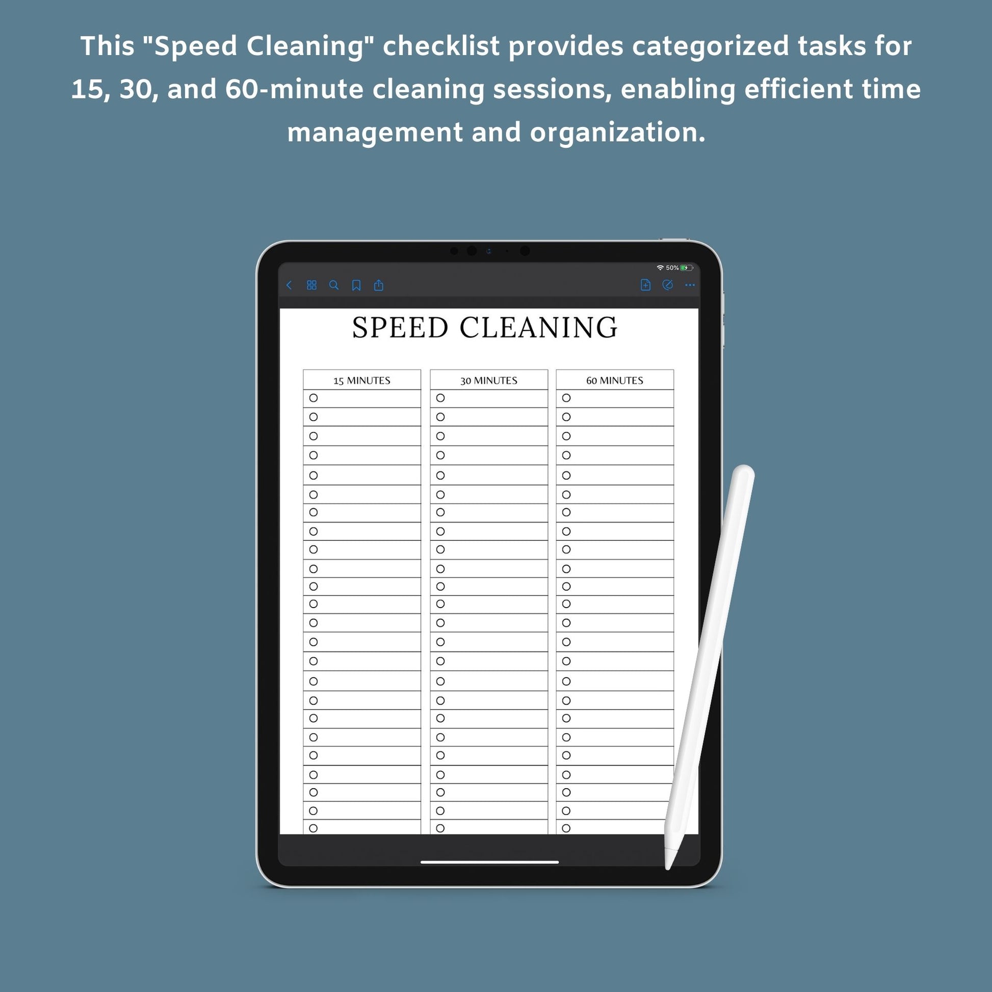 Cleaning Planner | Decluttering & Home Organization Guide | PDF