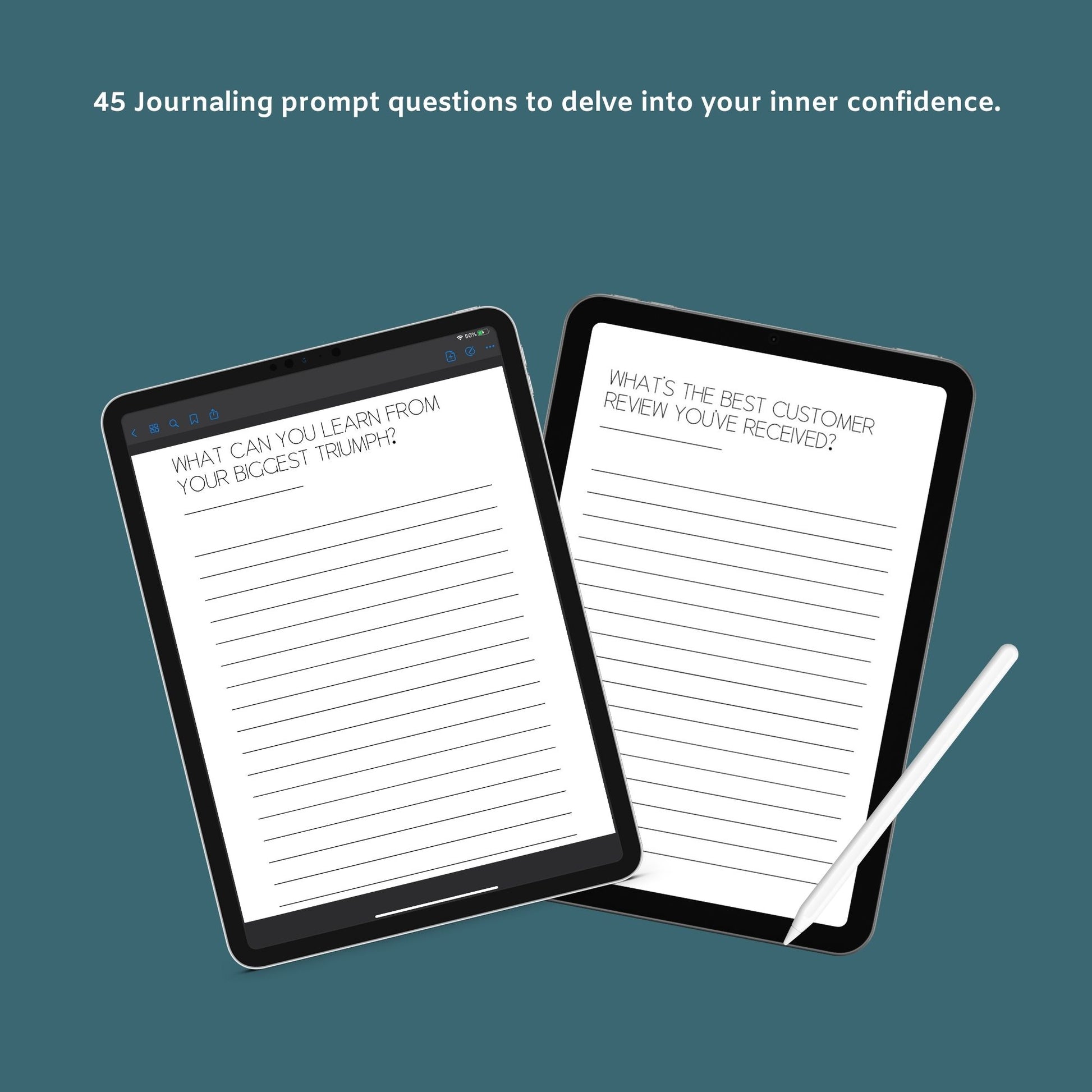 Confidence Journal | Self-Esteem & Mindset Growth Planner | PDF